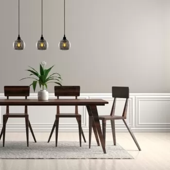 Candelabru, Opviq, Smoked - 033, E27, 60 W, metal/sticla imagine