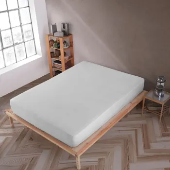 Cearceaf de pat cu elastic Jersey Single Small (FR), L'essentiel Maison, Grey, Gri imagine