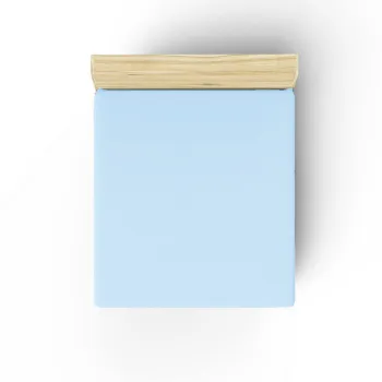 Cearceaf de pat cu elastic Ranforce Double (FR) (IT) (ES) (DE), L'essentiel Maison, Light Blue, Albastru deschis imagine