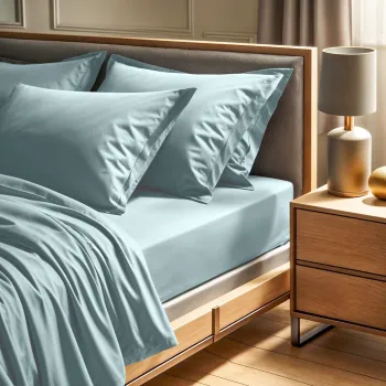 Cearceaf de pat cu elastic Ranforce Double XL (FR) (IT) (ES) (DE), L'essentiel Maison, Tonne Mavie, Verde menta imagine