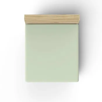 Cearceaf de pat cu elastic Ranforce King (FR) (IT) (ES) (DE), L'essentiel Maison, Light Green, Verde deschis imagine