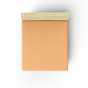Cearceaf de pat cu elastic Ranforce Queen XL (DE), L'essentiel Maison, Pale Orange, Portocaliu pal imagine