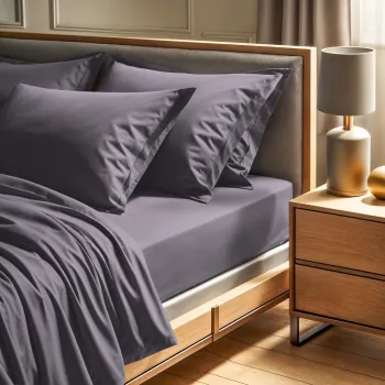 Cearceaf de pat cu elastic Ranforce Single (DE), L'essentiel Maison, Tonne Grise, Gri imagine