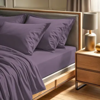 Cearceaf de pat cu elastic Ranforce Single (DE), L'essentiel Maison, Tonne Mixte, Roz prafuit imagine