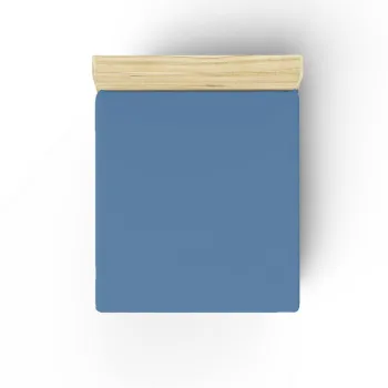 Cearceaf de pat cu elastic Ranforce Single XL (DE), L'essentiel Maison, Blue, Albastru imagine