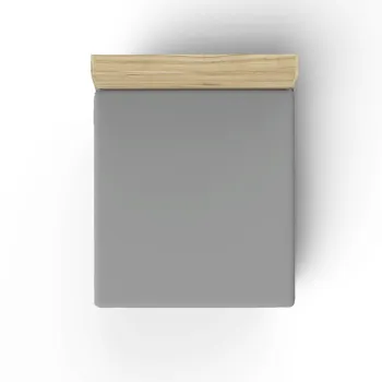 Cearceaf de pat cu elastic Ranforce Single XL (DE), L'essentiel Maison, Dark Grey, Gri inchis imagine