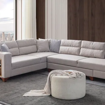 Coltar, Atelier del Sofa, 752EST1388, PAL ACOPERIT CU CARPEN/MELAMINAT, Crem imagine