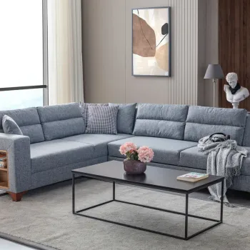 Coltar, Atelier del Sofa, 752EST1389, PAL ACOPERIT CU CARPEN/MELAMINAT, Gri imagine