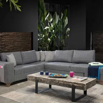 Coltar, Atelier del Sofa, 752EST1400, PAL ACOPERIT CU CARPEN/MELAMINAT, Gri imagine