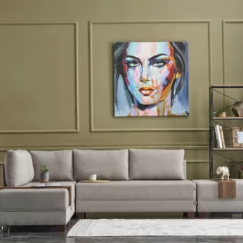 Coltar, Balcab Home, 825BLC2671, Lemn / PAL, Crem imagine