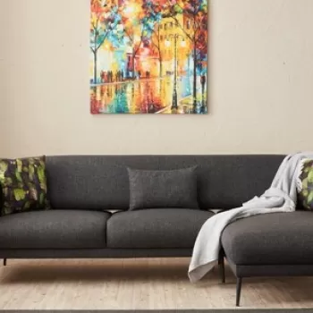 Coltar, Balcab Home, 825BLC2763, Lemn de fag, Antracit imagine