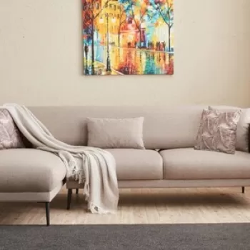 Coltar, Balcab Home, 825BLC2764, Lemn de fag, Crem imagine