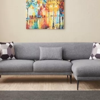 Coltar, Balcab Home, 825BLC2767, Lemn de fag, Gri imagine