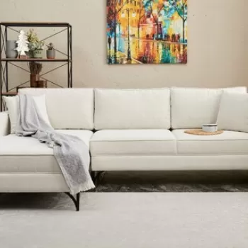 Coltar, Balcab Home, 825BLC2802, Lemn de fag, Crem/Negru imagine