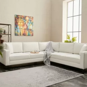 Coltar, Balcab Home, 825BLC2811, Lemn de fag, Crem/Negru imagine