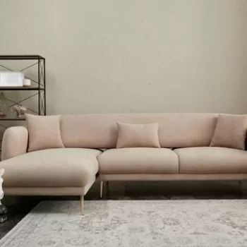 Coltar, Balcab Home, 825BLC2830, Lemn de fag, Bej / Auriu imagine