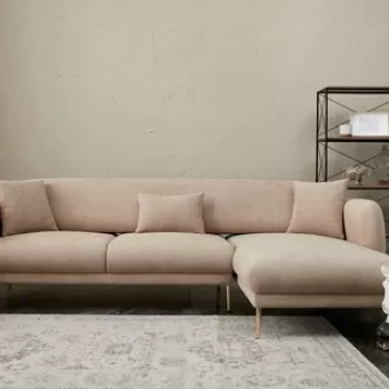 Coltar, Balcab Home, 825BLC2831, Lemn de fag, Bej / Auriu imagine