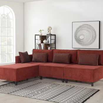 Coltar, Balcab Home, 825BLC2985, CADRU: LEMN DE FAG, Rosu claret imagine