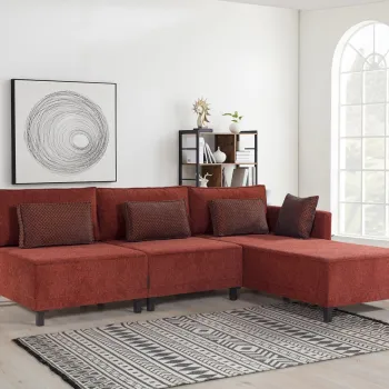 Coltar, Balcab Home, 825BLC2986, CADRU: LEMN DE FAG, Rosu claret imagine