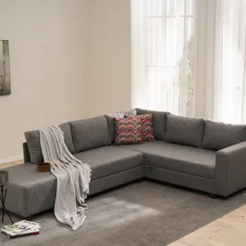 Coltar, Balcab Home, 825BLC5252, Cadru: PAL/LEMN, Gri imagine