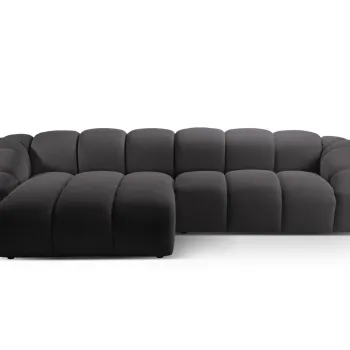 Coltar dreapta 4 locuri, Diana-191, Micadoni Home, 334x182x72 cm, tesatura 3D Sonic, espresso imagine