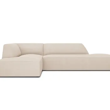 Coltar dreapta 4 locuri, Ruby, Micadoni Home, BL, fara cotiera, 273x180x69 cm, poliester, bej imagine