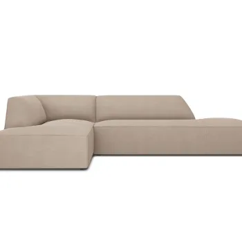 Coltar dreapta 4 locuri, Ruby, Micadoni Home, BL, fara cotiera, 273x180x69 cm, poliester, bej inchis imagine