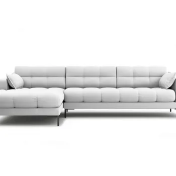 Coltar dreapta 5 locuri, Mamaia, Micadoni Home, BL, 293x185x75 cm, tesatura tip twill, gri deschis imagine