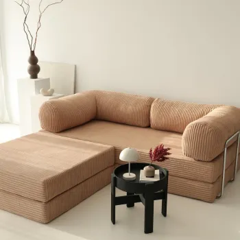 Coltar, Evalina, 383EVN1265, Material: 100% catifea PES, Maro imagine