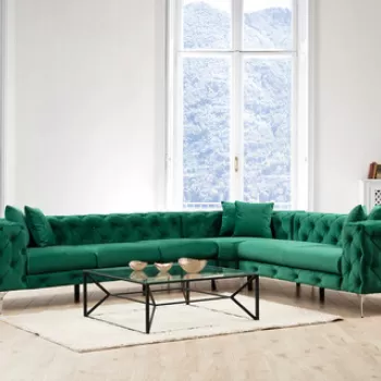 Coltar, Hilena, 569HLN1315, Lemn de fag / PAL, Verde imagine