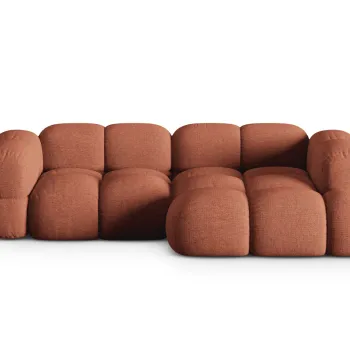 Coltar stanga 3 locuri, Loretto, Cosmopolitan Design, 250x147x68 cm, tesatura structurata, corai imagine