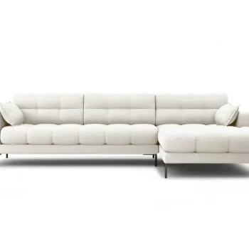 Coltar stanga 5 locuri, Mamaia, Micadoni Home, BL, 293x185x75 cm, tesatura tip twill, bej deschis imagine