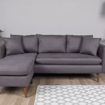 Coltar, Unique Design, 867UNQ1436, Lemn de pin, Antracit imagine