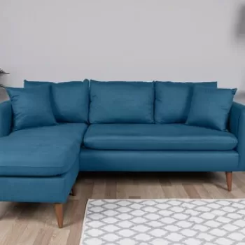 Coltar, Unique Design, 867UNQ1438, Lemn de pin, Albastru inchis imagine