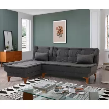 Coltar, Unique Design, 867UNQ1659, Lemn de fag, Antracit imagine