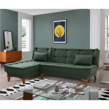 Coltar, Unique Design, 867UNQ1661, Lemn de fag, Verde imagine