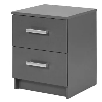 Comoda Elenzio 2, Inter Link, 41.2x40x50.8 cm, PAL, gri imagine