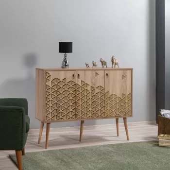 Comoda Mega 120, Vella, 120x36x94 cm, multicolor imagine