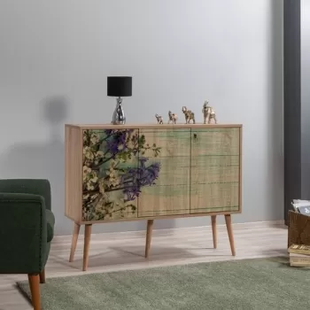 Comoda Mega 727, Vella, 120x36x94 cm, multicolor imagine