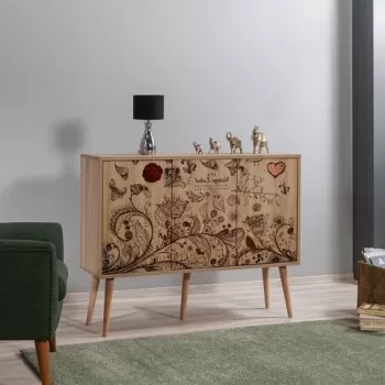 Comoda Mega 730, Vella, 120x36x94 cm, multicolor imagine