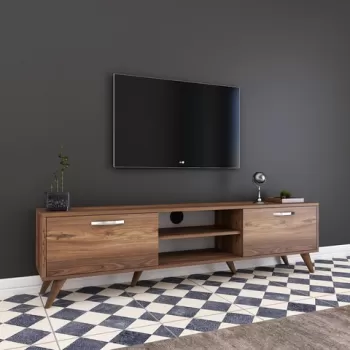 Comoda TV A9 - 221, Rani, 180x35x48.6 cm, maro imagine