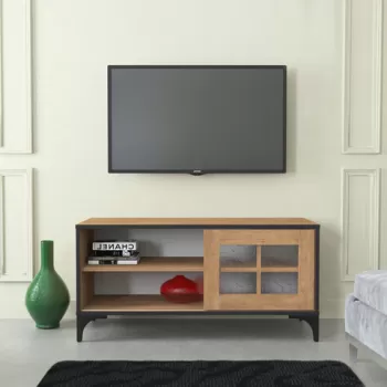 Comoda TV, Comforty, Revival 100Lk, 100x54x42 cm, Stejar imagine