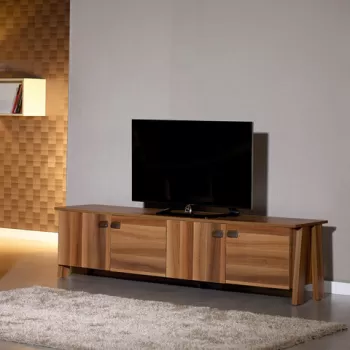 Comoda TV, Comforty, Story 4 Kapak, 189x50x45 cm, Maro imagine