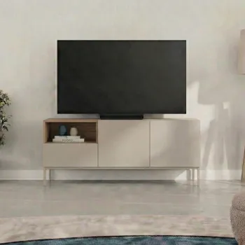 Comoda TV, Hanah Home, Cailin 140, 140x55x41.8 cm, PAL, Santstone / Stejar Sepet imagine