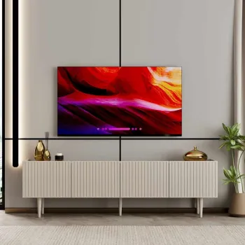 Comoda TV, Hanah Home, Capella 180, 180x50x29 cm, MDF LAMINAT, Gresie imagine