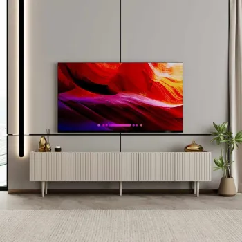 Comoda TV, Hanah Home, Capella 200, 200x50x29 cm, MDF LAMINAT, Gresie imagine
