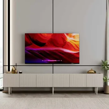 Comoda TV, Hanah Home, Capella 240, 240x50x29 cm, MDF LAMINAT, Gresie imagine