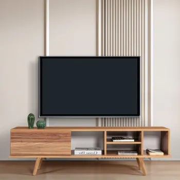 Comoda TV, Hanah Home, Ela 3632, 160x47x35 cm, PAL, Maro imagine