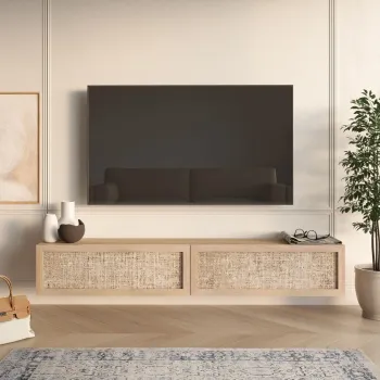 Comoda TV, Hanah Home, Future, 180x29.6x29.8 cm, PAL, Stejar imagine