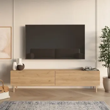 Comoda TV, Hanah Home, Future, 180x43.3x31.6 cm, PAL, Stejar imagine